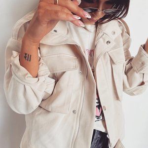 OVERSIZED CARGO JACKET